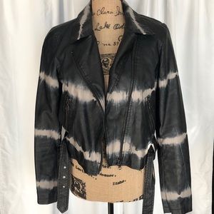 Rock & Republic Tye Dye Faux Leather Jacket